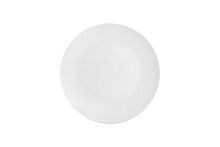 Тарелка закусочная 19 см "Белый фарфор" D
